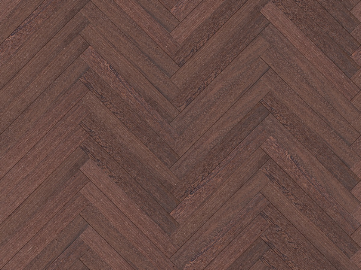 A seamless wood texture with panga panga boards arranged in a Herringbone pattern