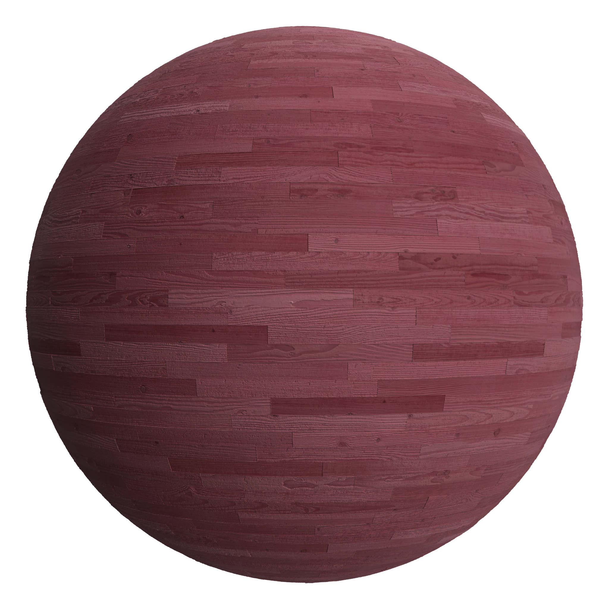 3D sphere preview of Purpleheart, Staggered seamless texture