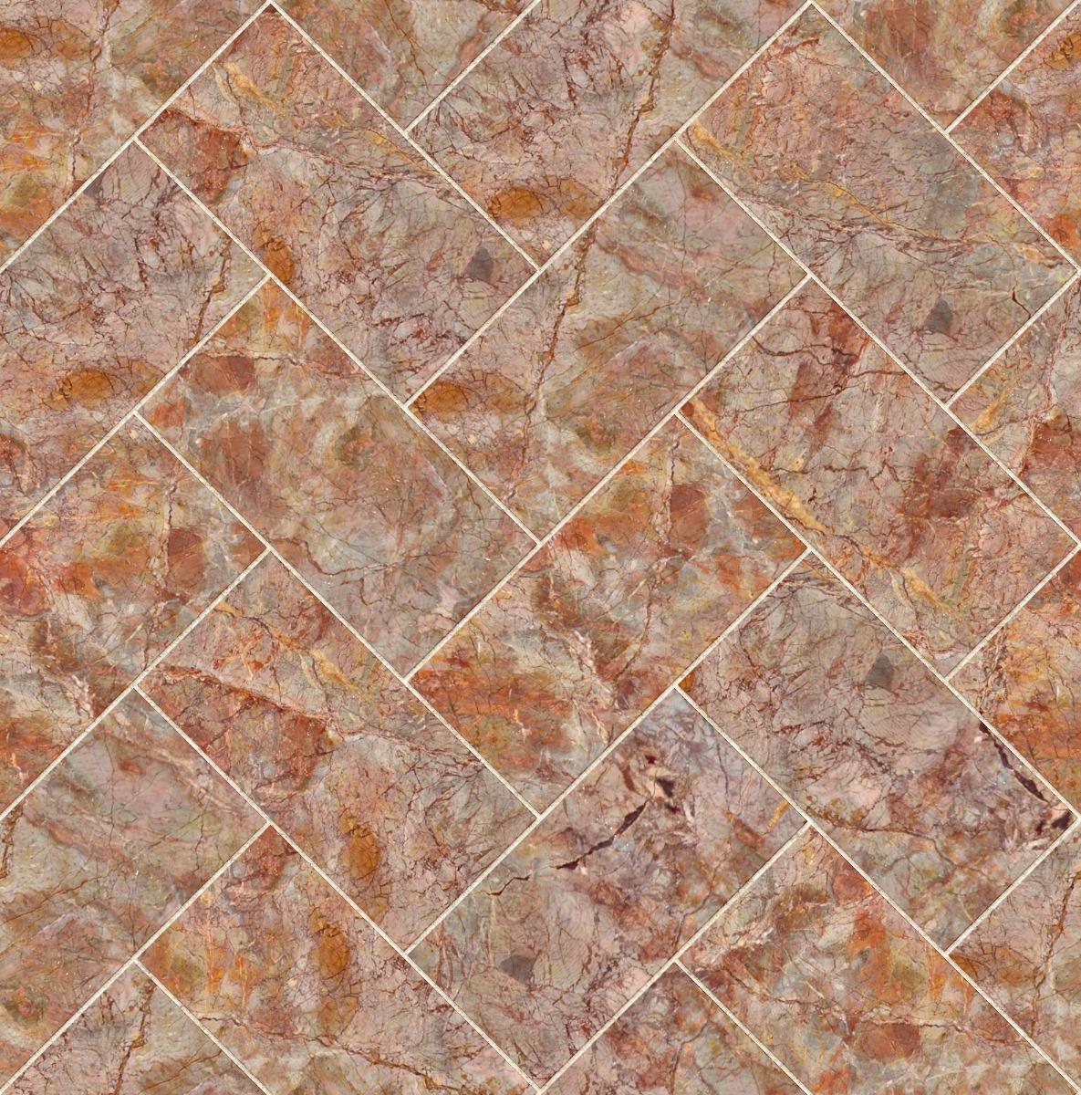 A seamless stone texture with stoneycombe blocks arranged in a Herringbone pattern