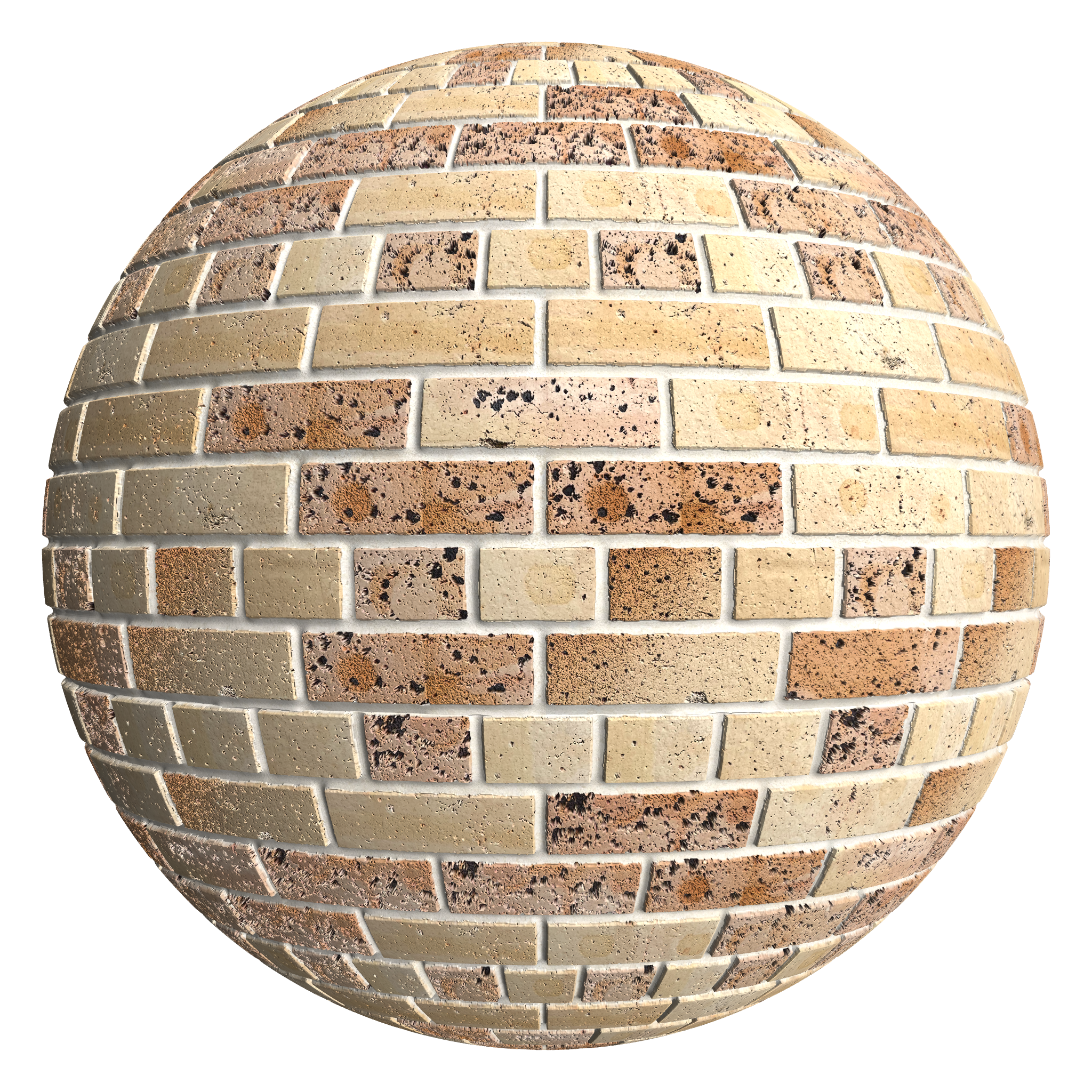 3D sphere preview of Berelands Brick, Common seamless texture