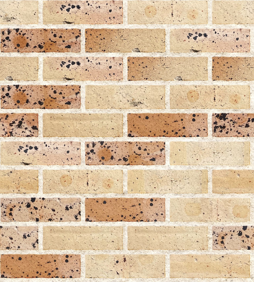 A seamless brick texture with berelands brick units arranged in a Stretcher pattern