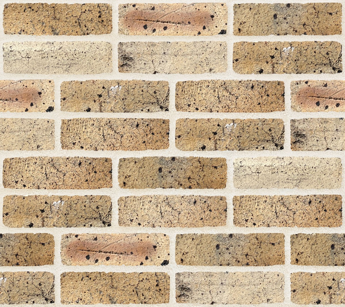 A seamless brick texture with monkton brick units arranged in a Double Stretcher pattern