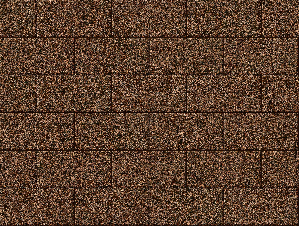 A seamless insulation texture with cork and rubber composite units arranged in a Stretcher pattern