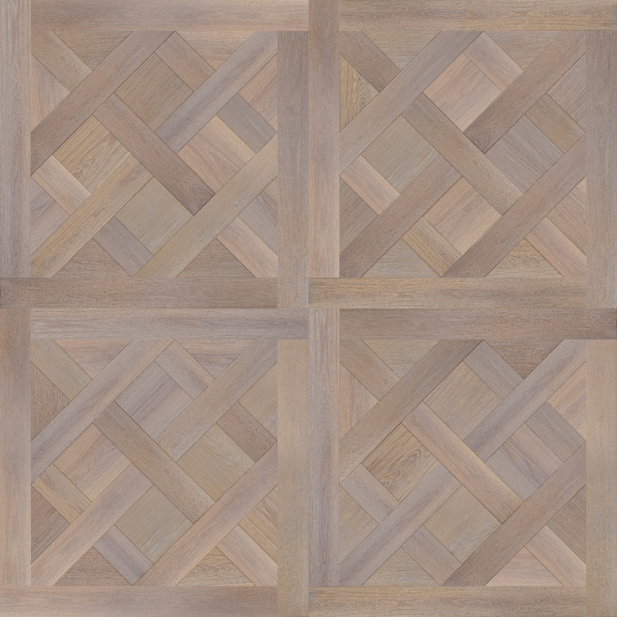 A seamless wood texture with creative oak 4163 boards arranged in a Framed Versailles pattern