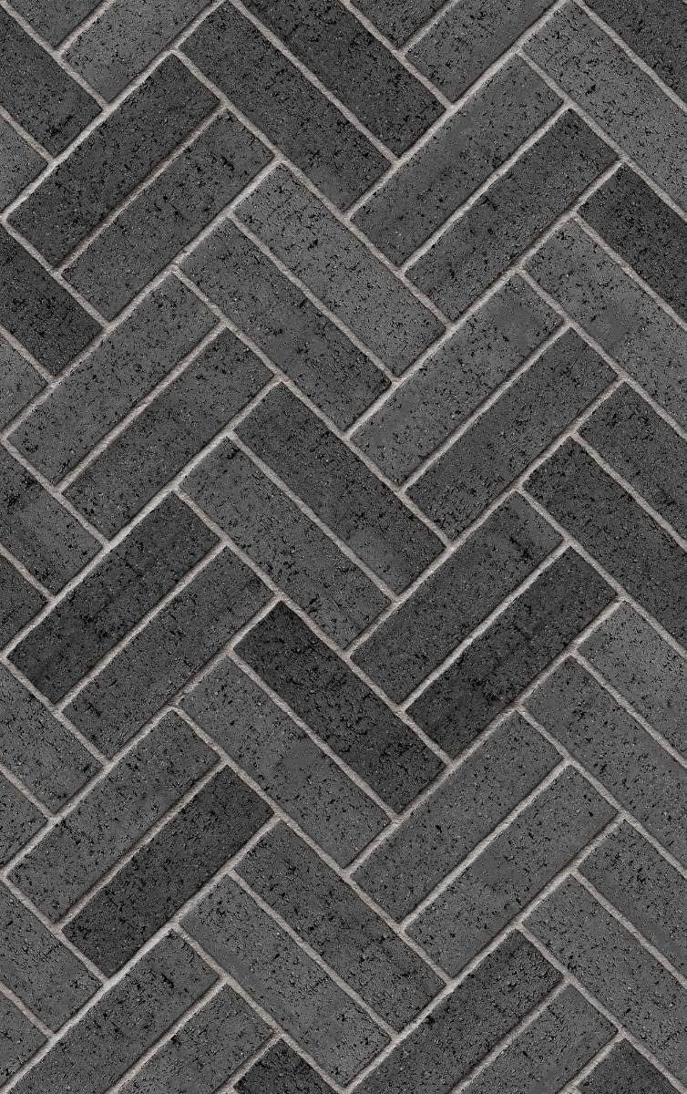 A seamless brick texture with even drag brick units arranged in a Double Herringbone pattern