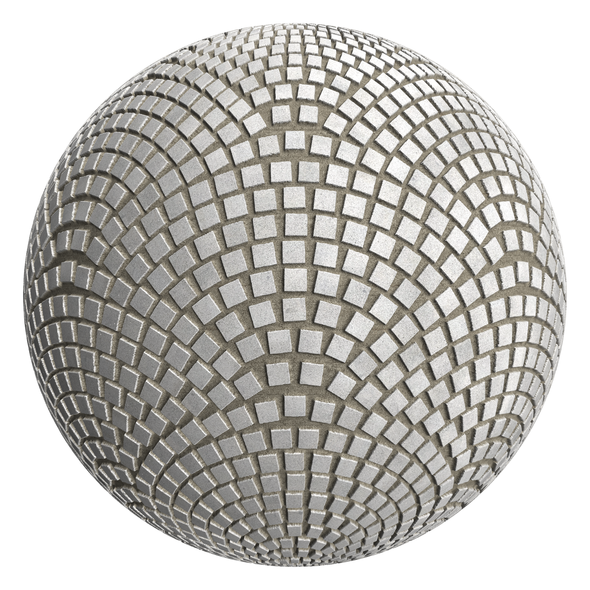 3D sphere preview of Granite, European Fan seamless texture