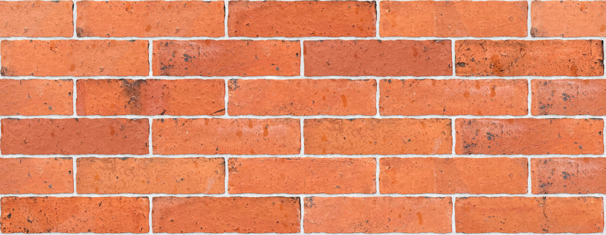 A seamless brick texture with pilotage units arranged in a Stretcher pattern