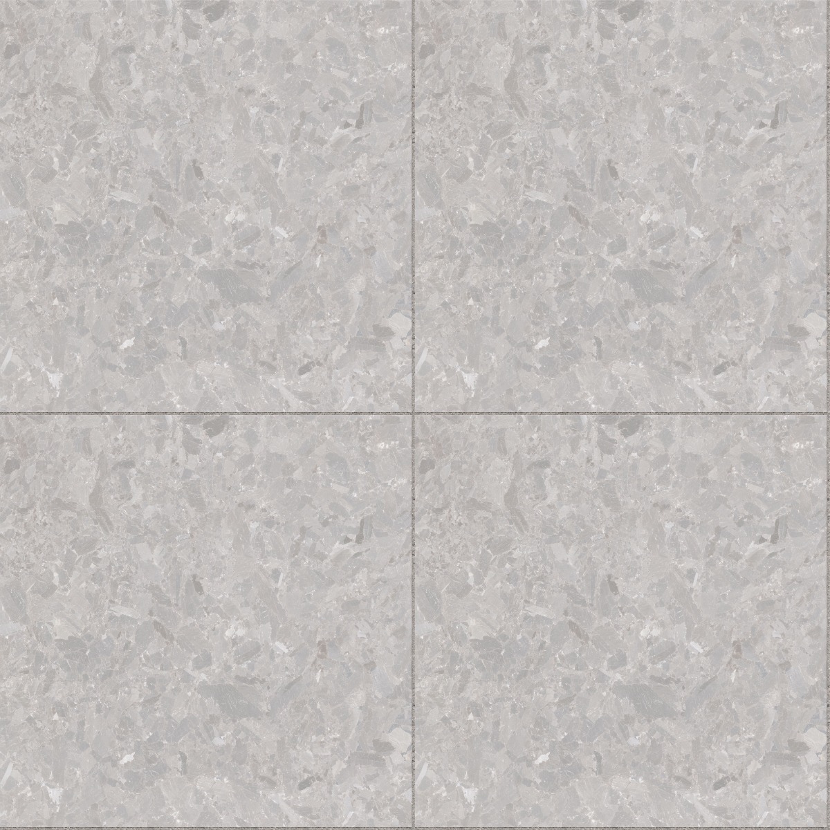 A seamless tile texture with solo grey tiles arranged in a Stack pattern