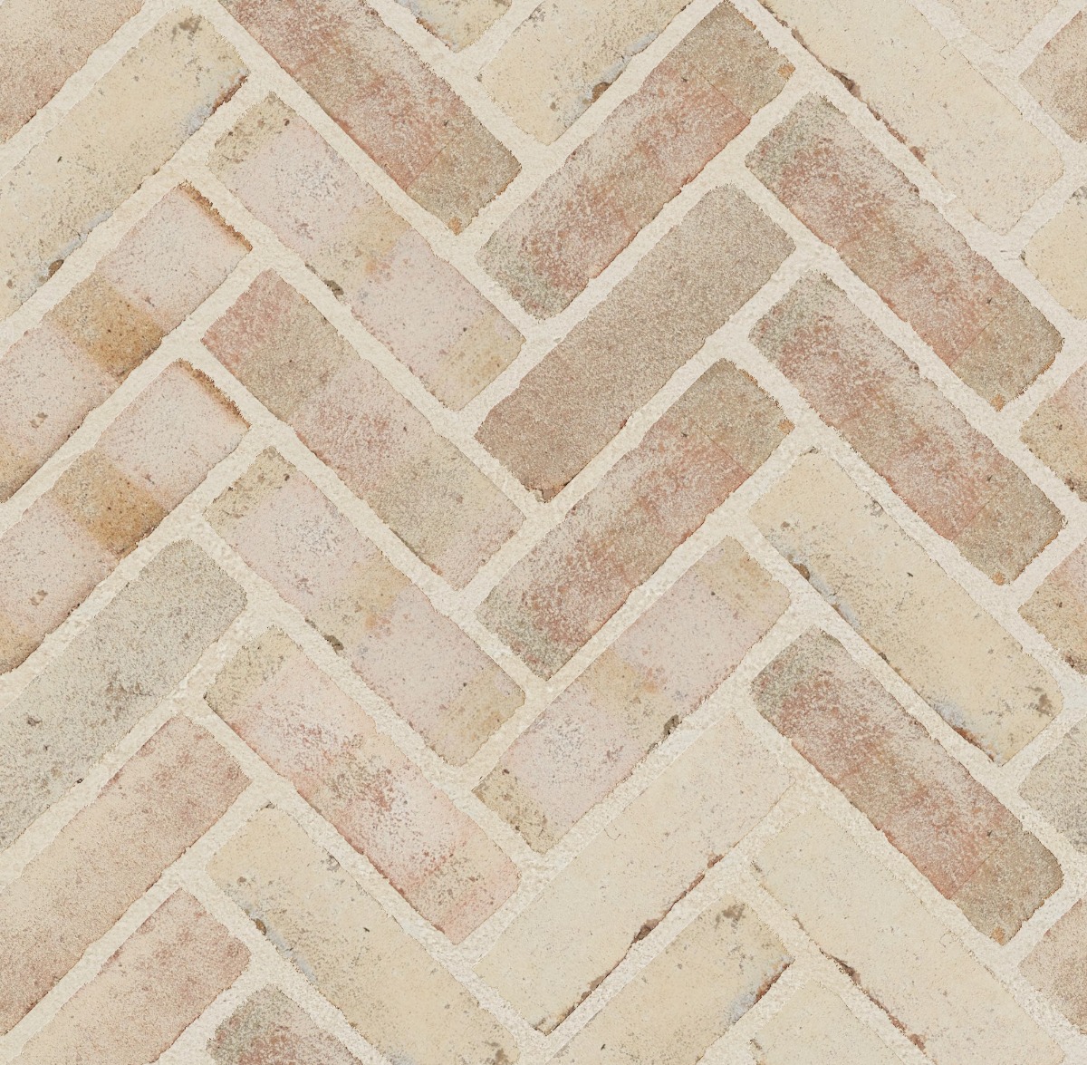 A seamless brick texture with belcrest 650 units arranged in a Herringbone pattern