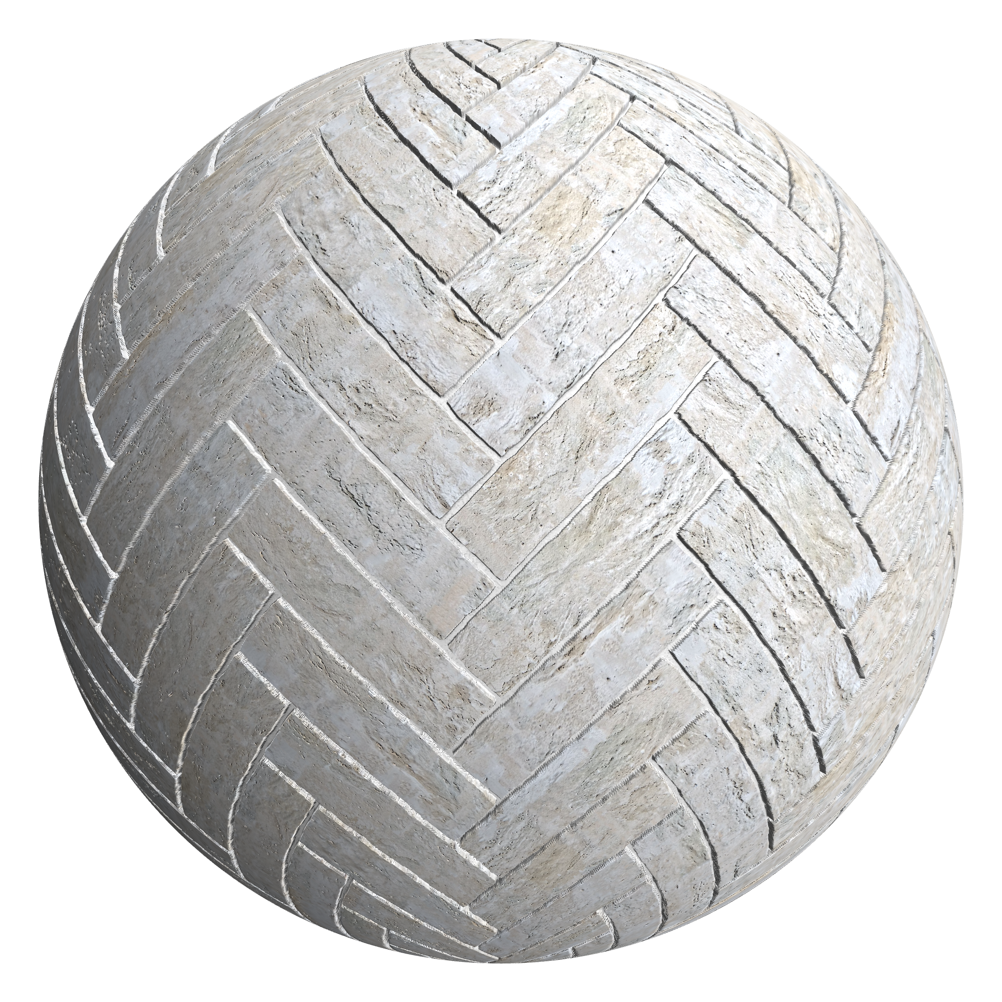 3D sphere preview of Test Positioning seamless texture