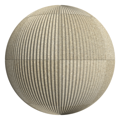 3D sphere preview of Compressed Hemp Sheet, Stack seamless texture