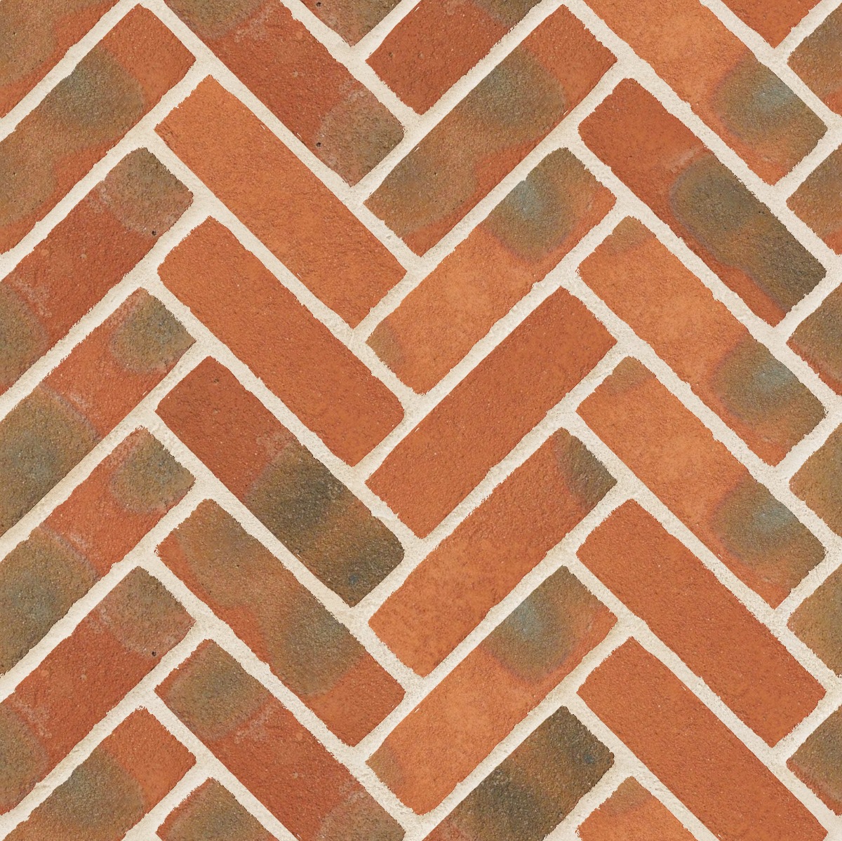 A seamless brick texture with hampshire stock light multi units arranged in a Herringbone pattern