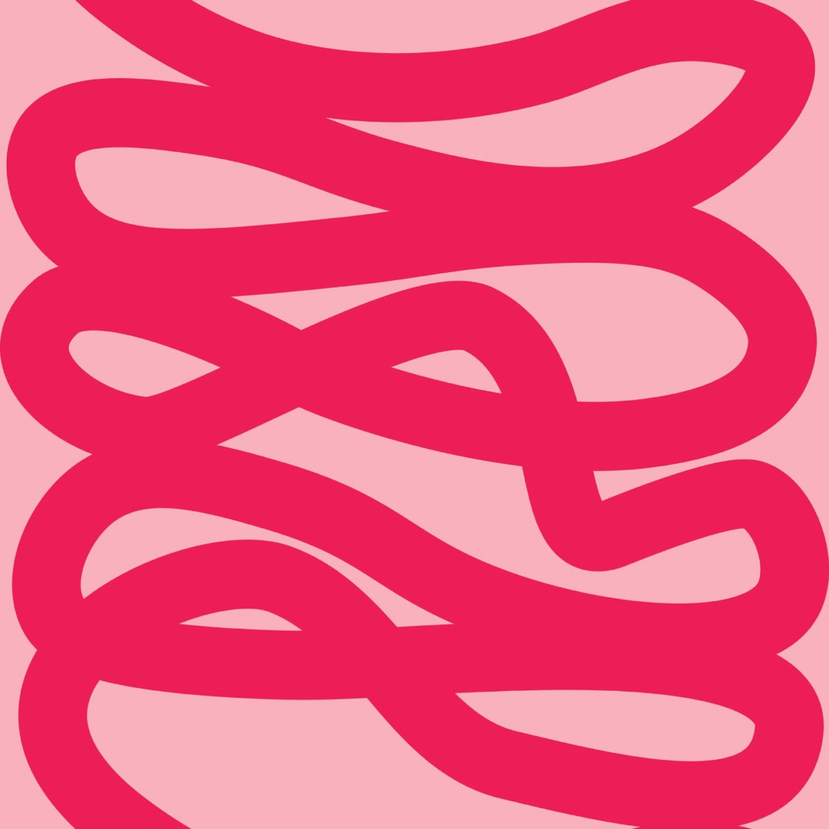 A seamless wallpaper texture with hot pink line units arranged in a None pattern