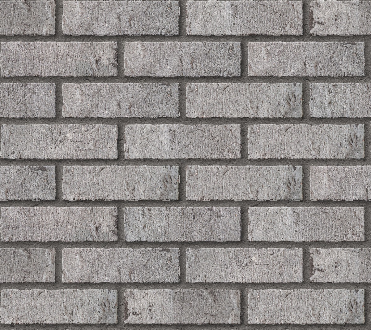 A seamless brick texture with shadow gray units arranged in a Stretcher pattern