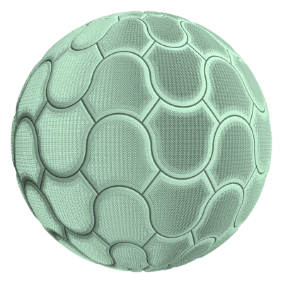 3D sphere preview of Seafoam Wave seamless texture