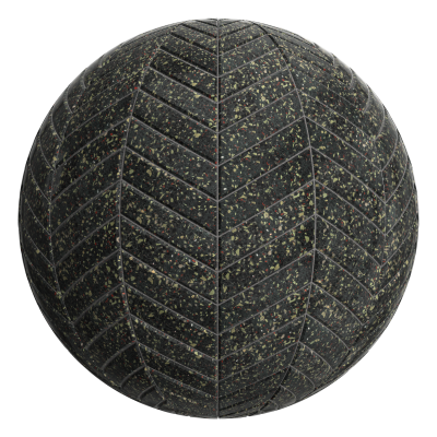 3D sphere preview of Istanbul Terrazzo, Chevron seamless texture