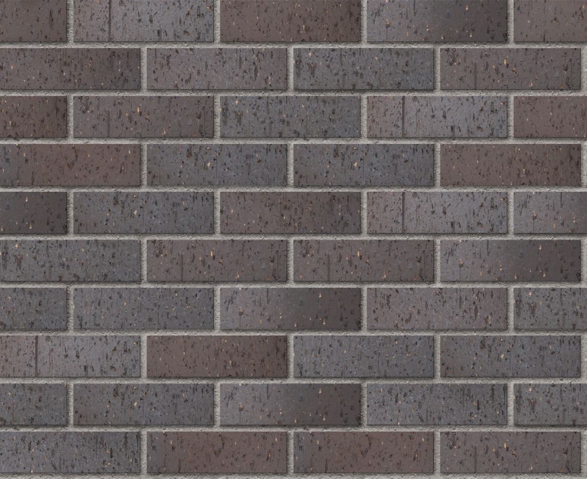 Sienna Ironspot Velour Face Brick, Running Bond - Architextures