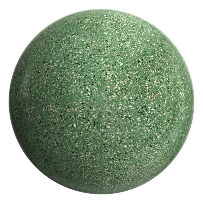 3D sphere preview of Taskisla Terrazzo seamless texture