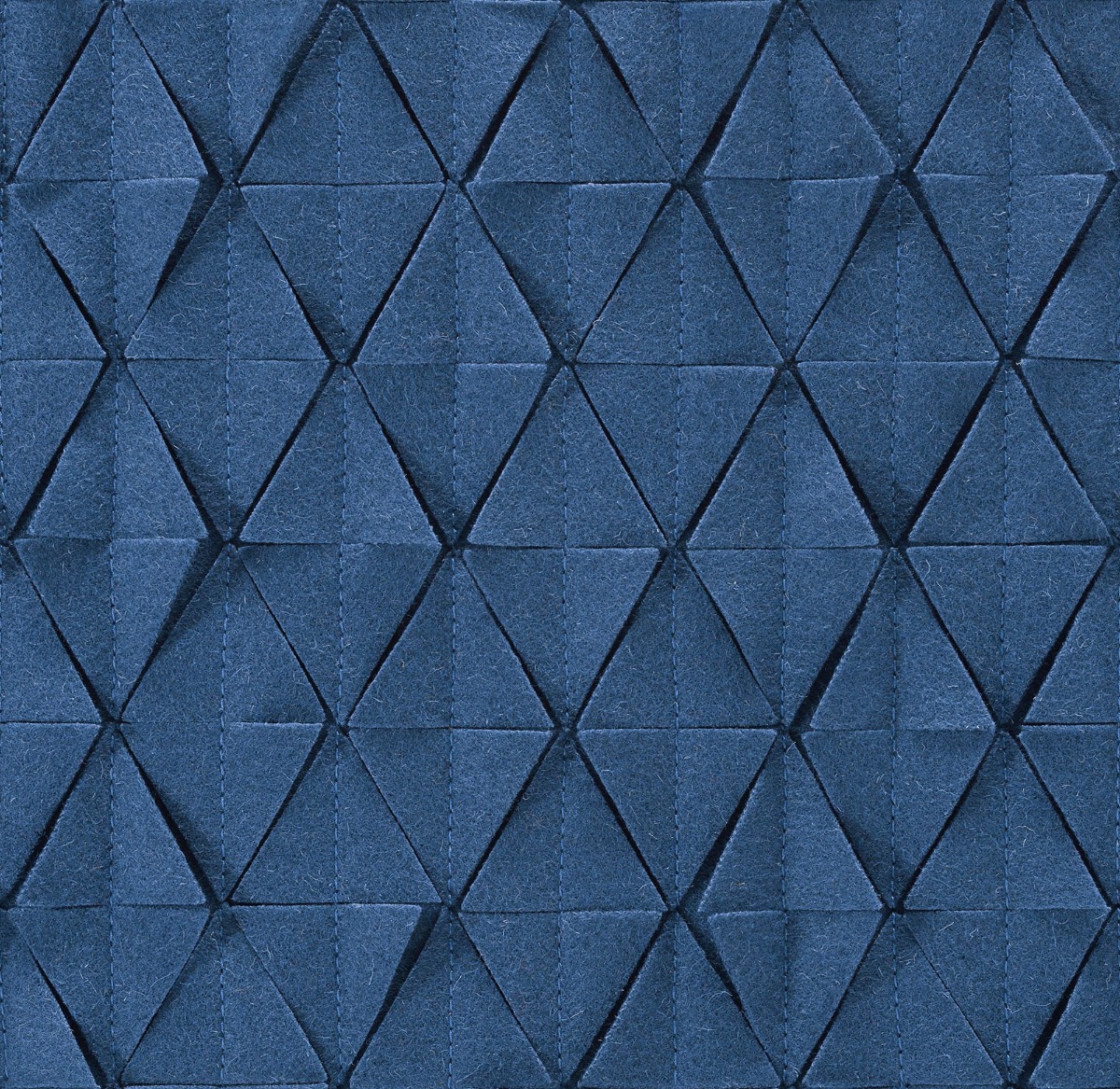 A seamless acoustic texture with azulejo, middle blue units arranged in a None pattern