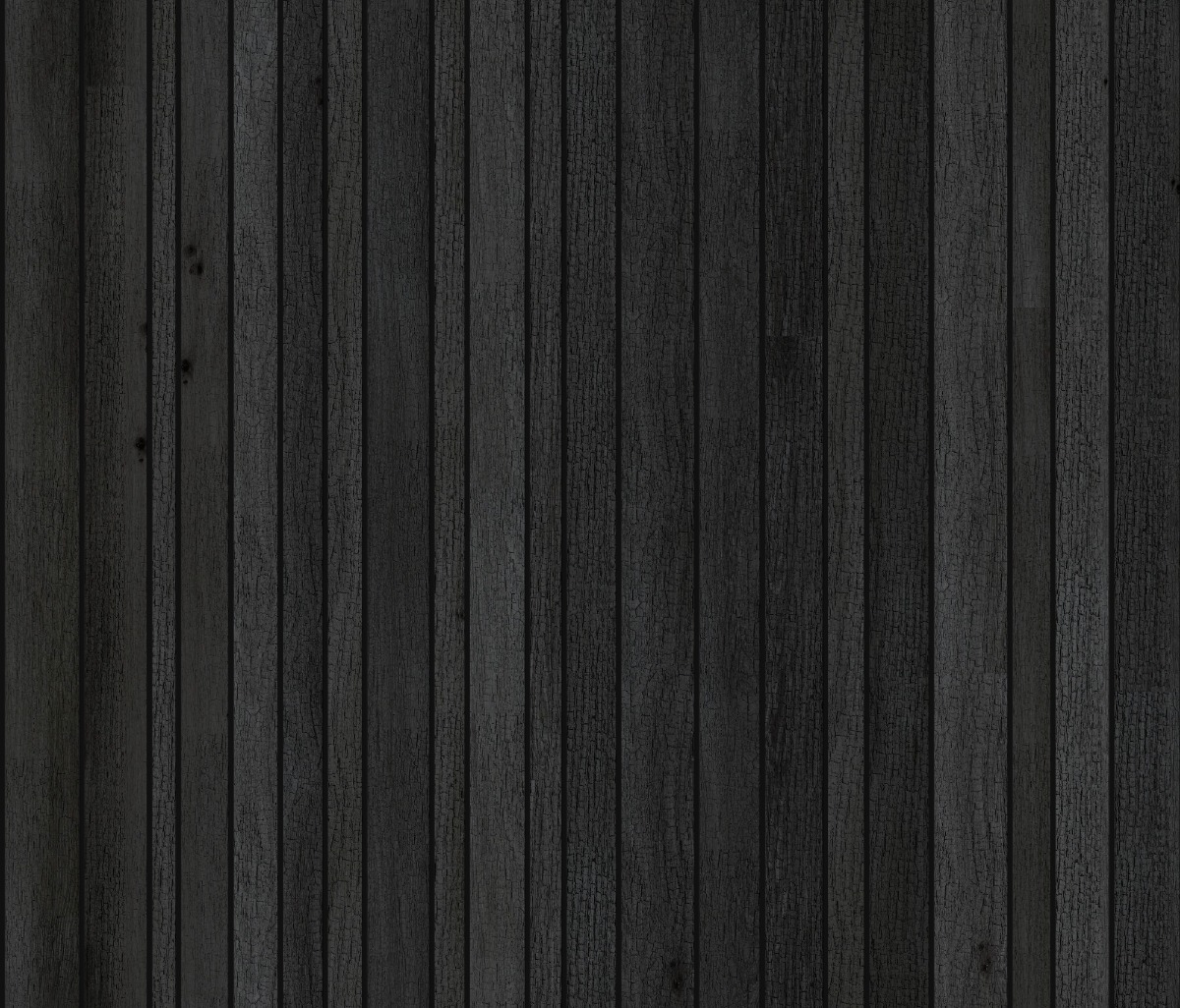 A seamless wood texture with charred timber boards arranged in a Ashlar pattern