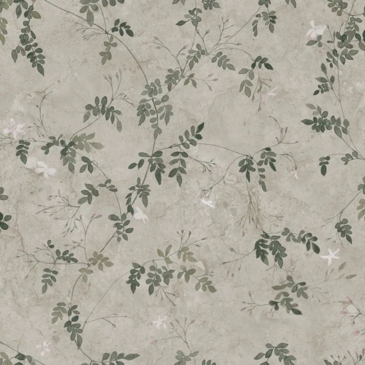 A seamless wallpaper texture with irene, olive green units arranged in a None pattern