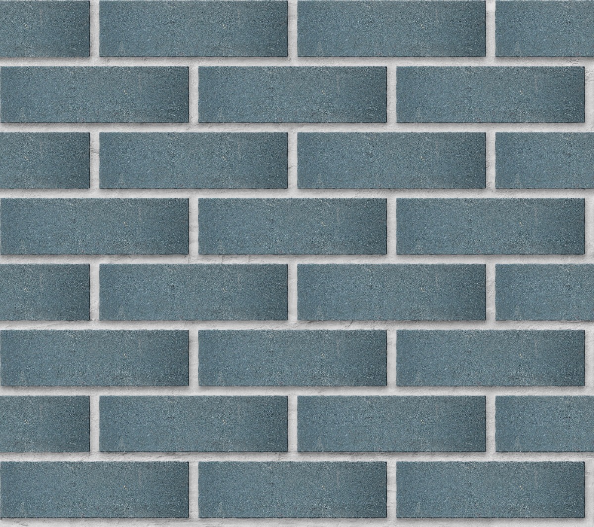 A seamless brick texture with k-slip™ gullane cyan light units arranged in a Stretcher pattern