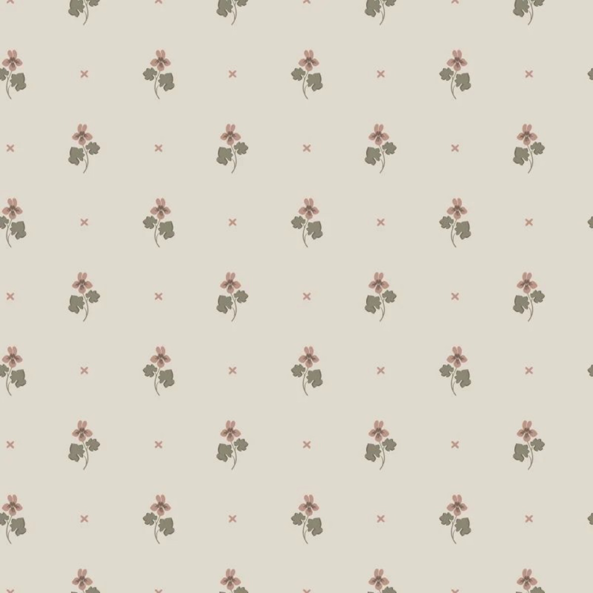 A seamless wallpaper texture with mimi, blush units arranged in a None pattern