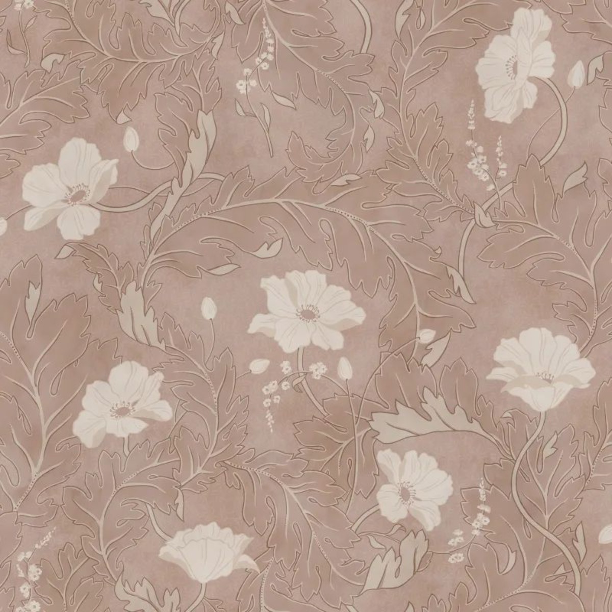 A seamless wallpaper texture with poppy, blush units arranged in a None pattern