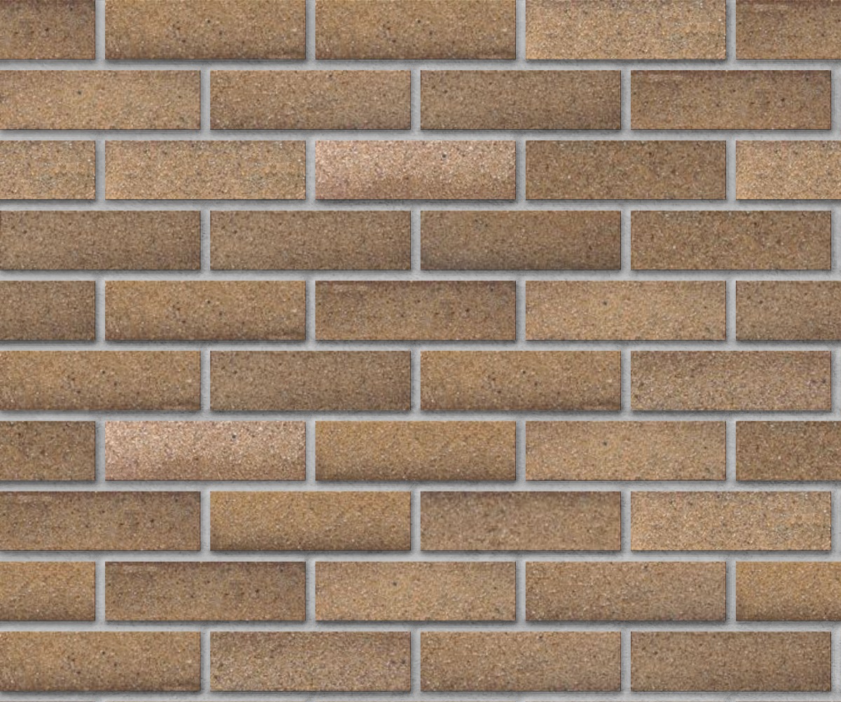 A seamless brick texture with sahara sands square edge no texture thin brick modular units arranged in a Stretcher pattern