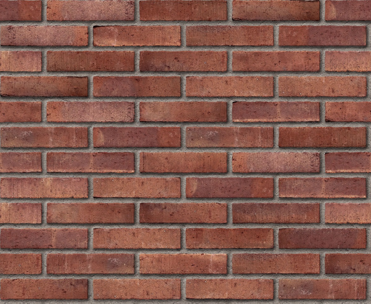 A seamless brick texture with old - wastebasedbricks radish punched units arranged in a Stretcher pattern