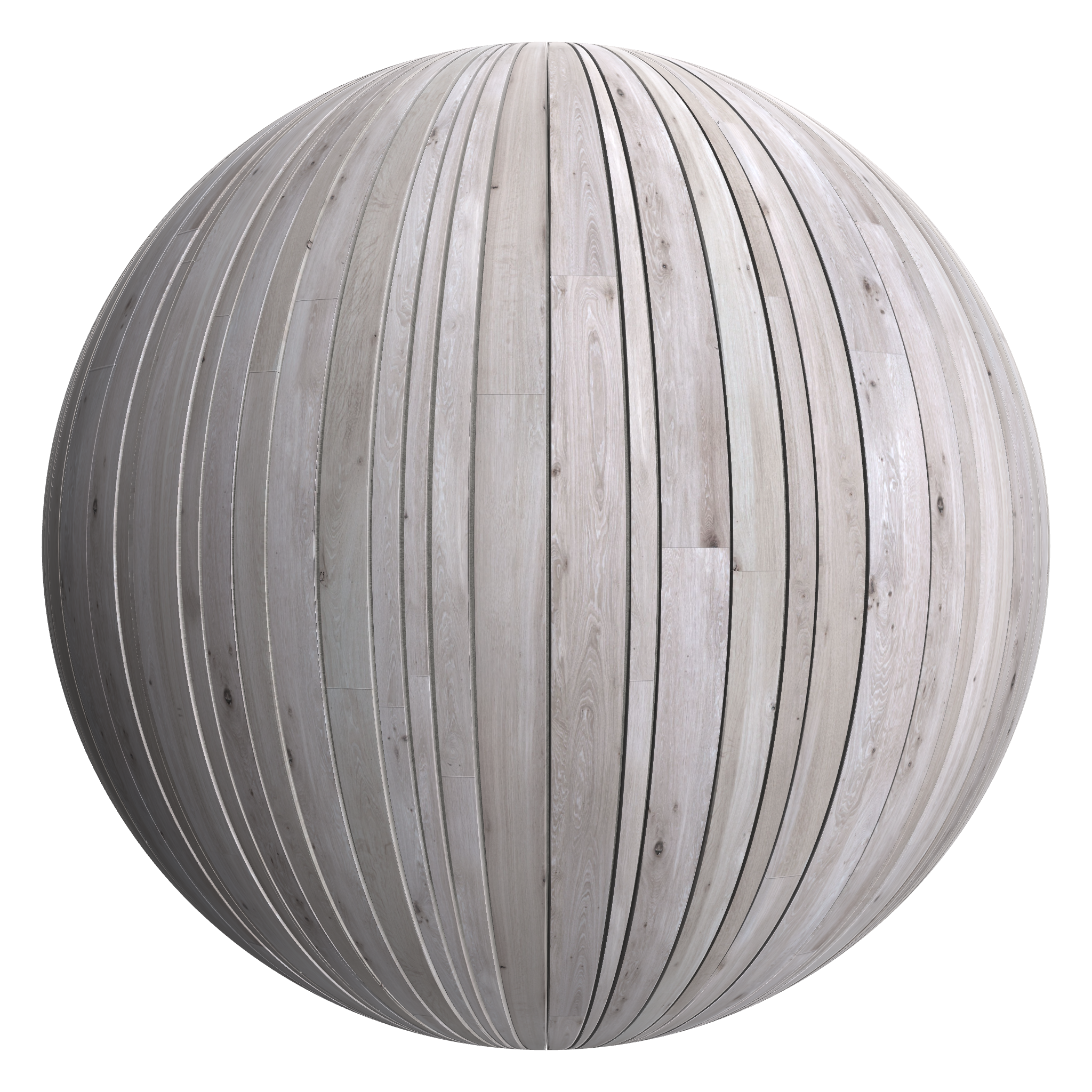 3D sphere preview of Weathered Timber, Ashlar seamless texture