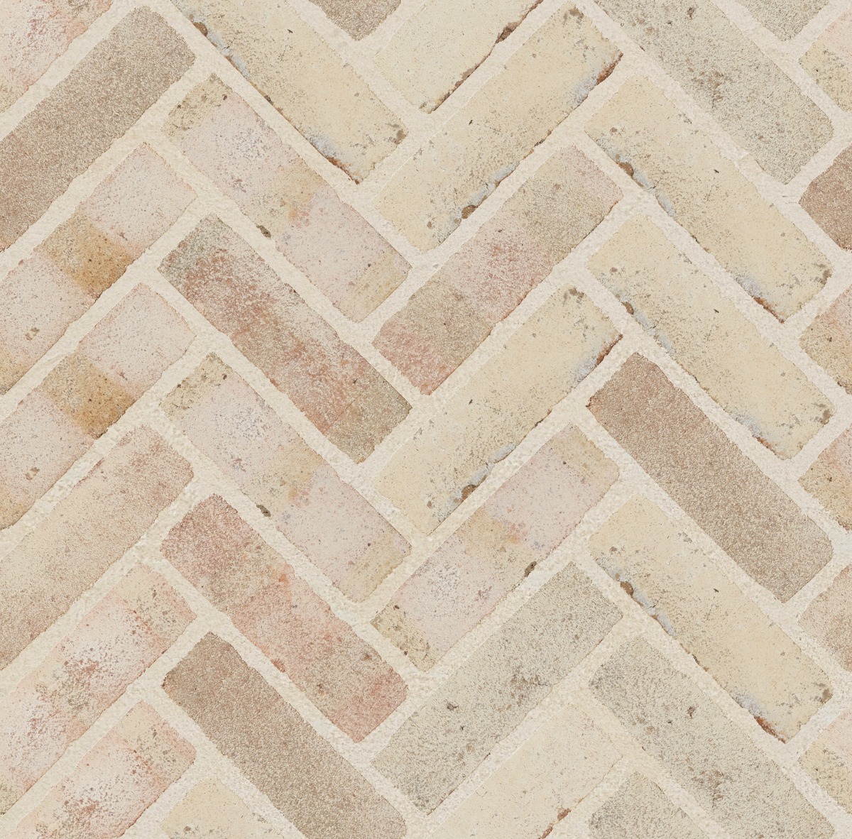 A seamless brick texture with belcrest 650 units arranged in a Herringbone pattern