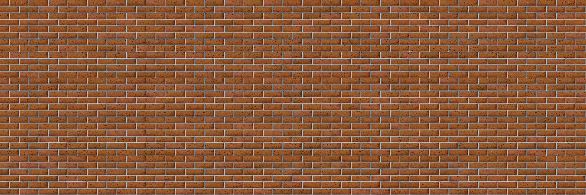 A seamless brick texture with copper canyon velour thinbrick modular units arranged in a Stretcher pattern