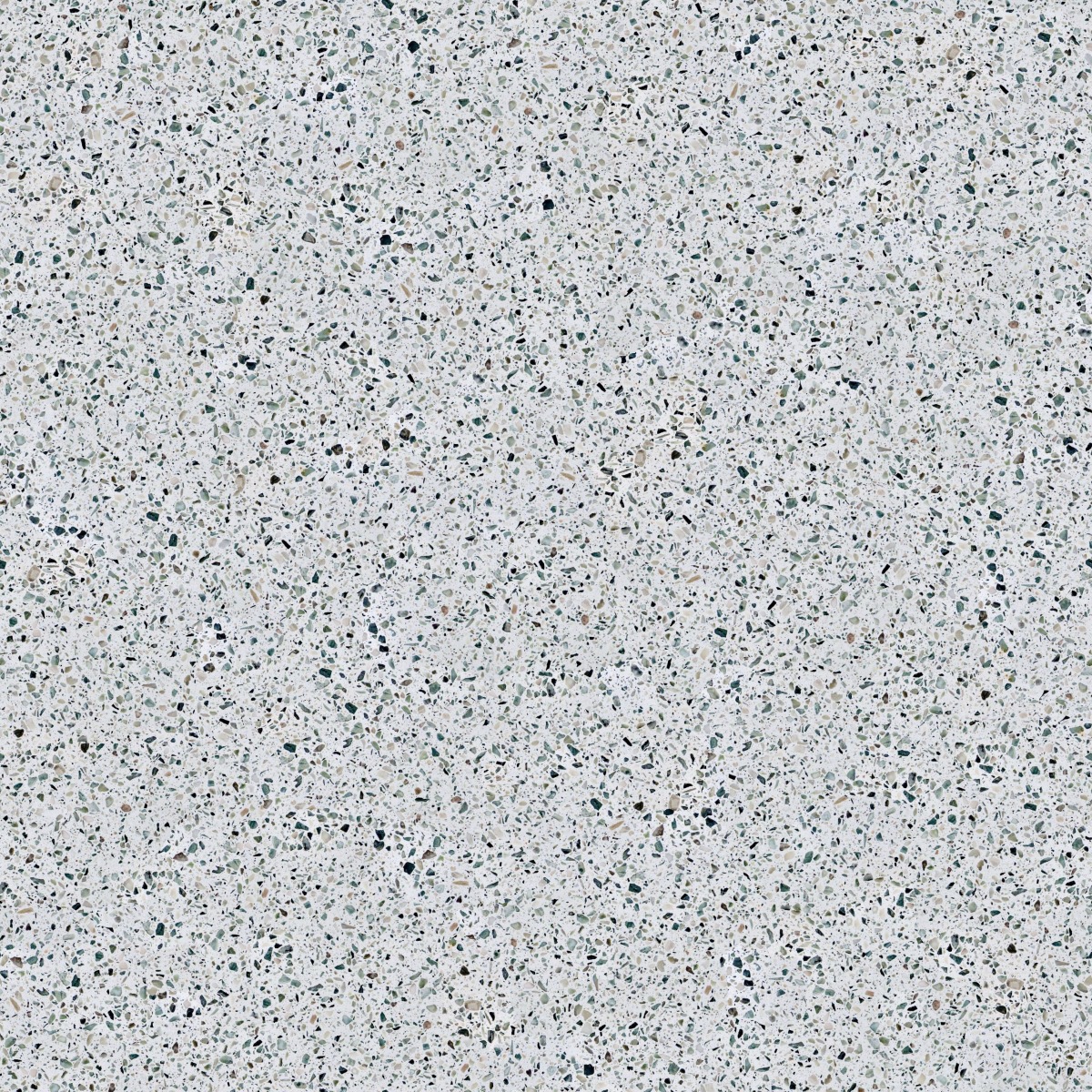 A seamless terrazzo texture with egr merrazzo eden units arranged in a None pattern