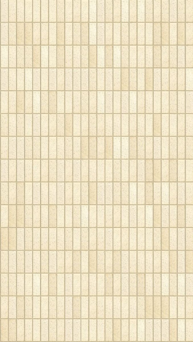 A seamless brick texture with cream mexi units arranged in a Stack pattern