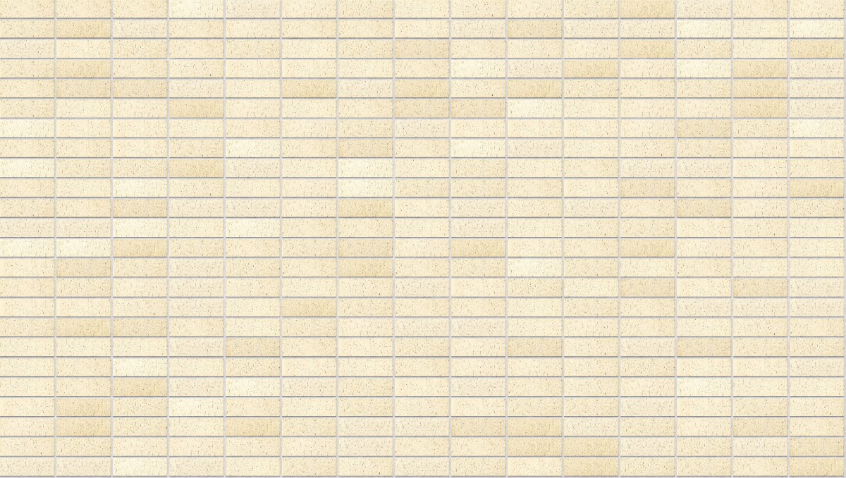 A seamless brick texture with cream mexi units arranged in a Stack pattern