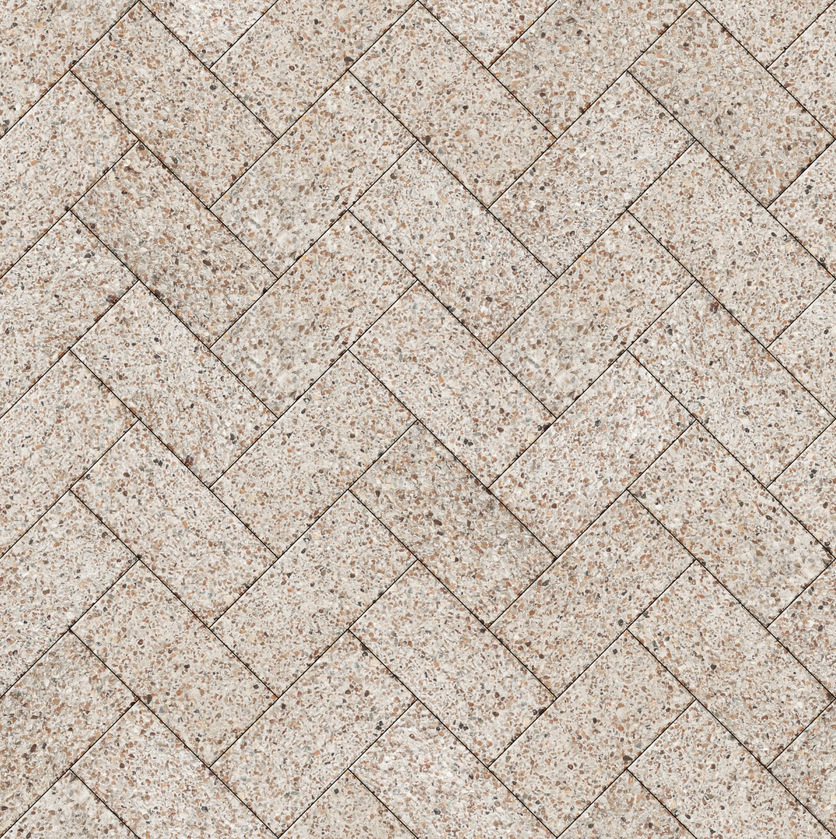 A seamless stone texture with flagstone kao blocks arranged in a Herringbone pattern