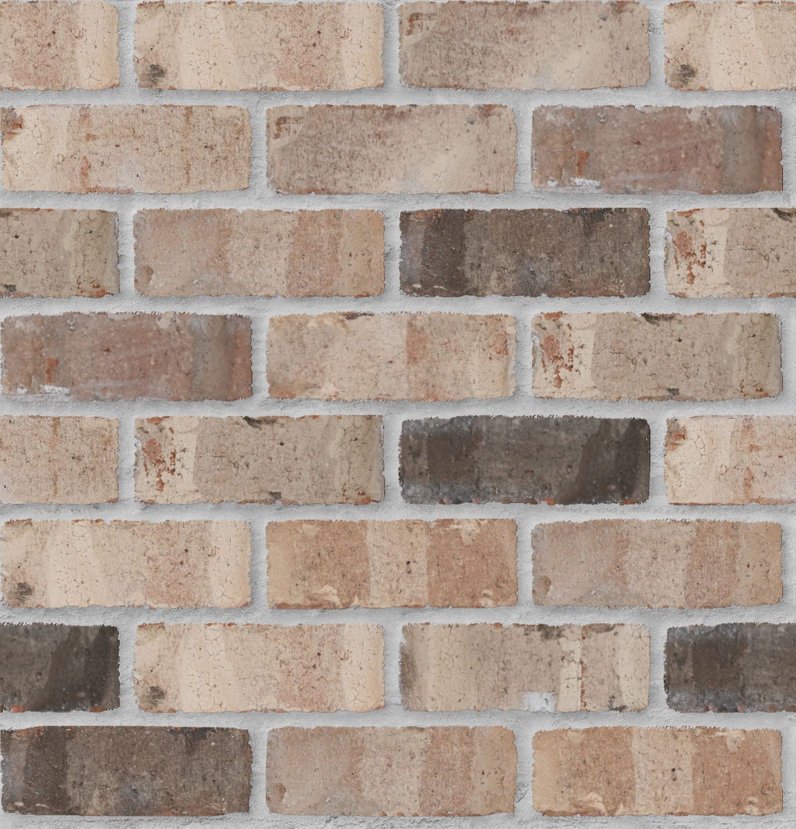A seamless brick texture with alamo units arranged in a Stretcher pattern