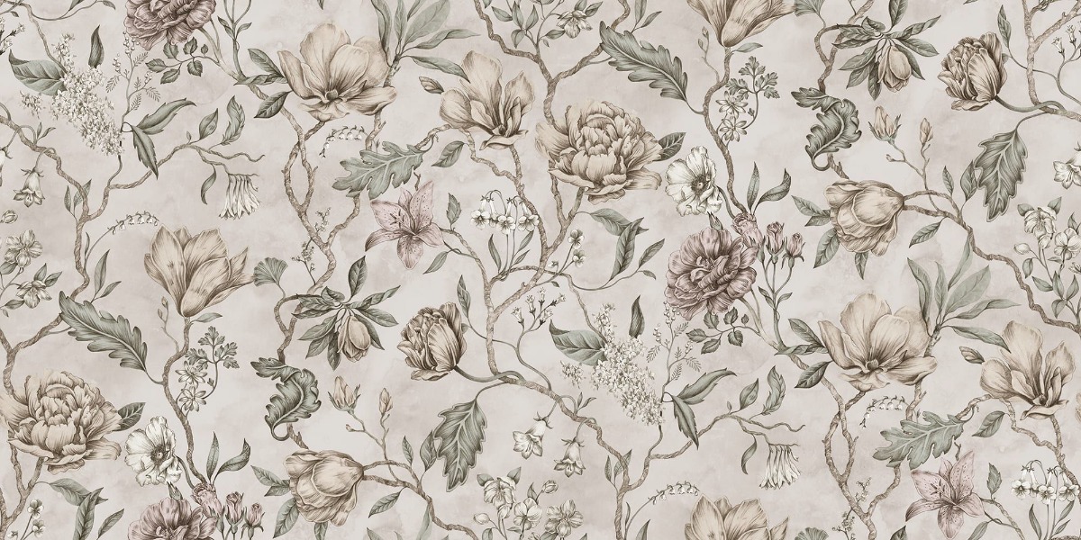 A seamless wallpaper texture with belinda pastel units arranged in a None pattern