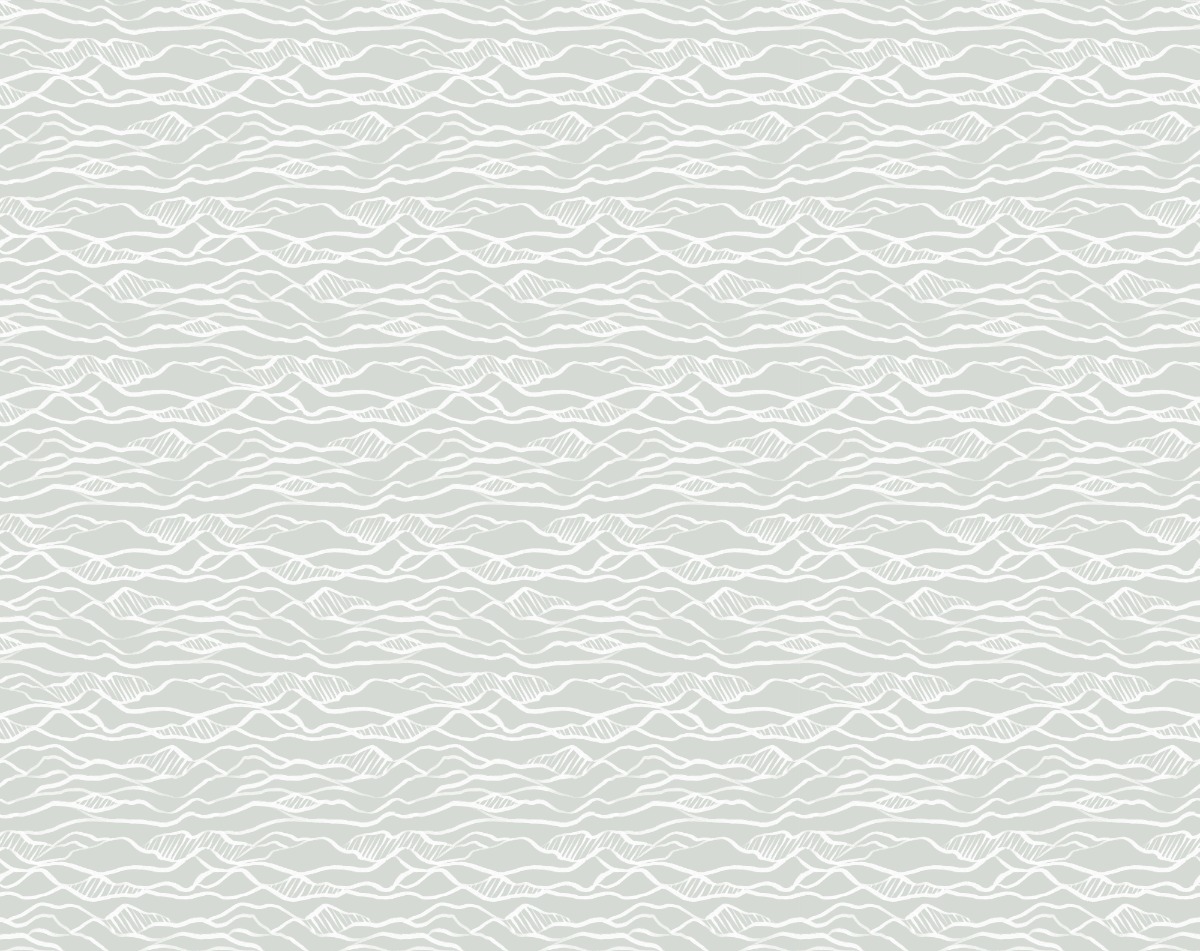 A seamless wallpaper texture with handmade mountains wallpaper units arranged in a Stack pattern