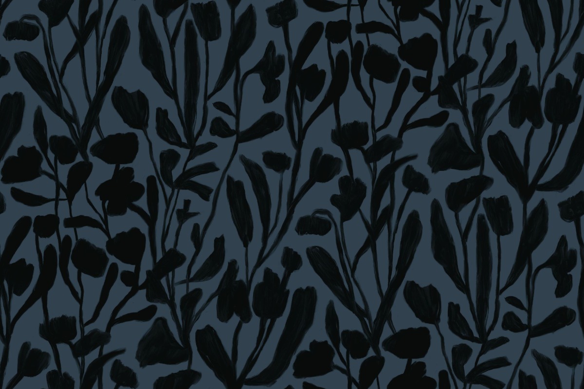 A seamless wallpaper texture with late spring - night units arranged in a None pattern