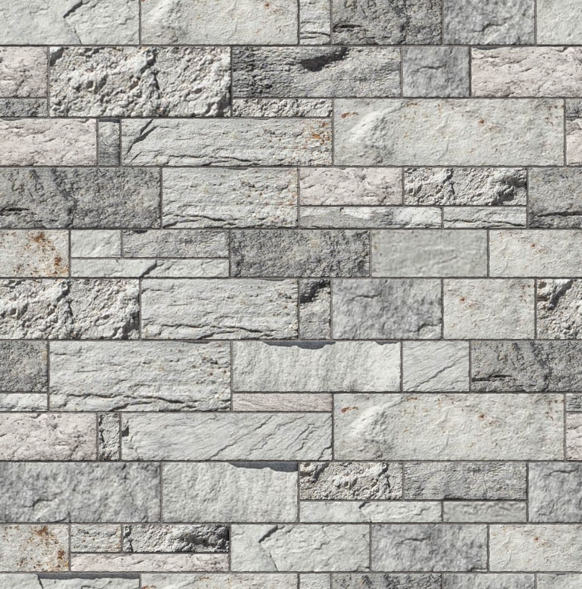 A seamless concrete texture with lighthouse craft® chop ledge blocks arranged in a Coursed Ashlar pattern
