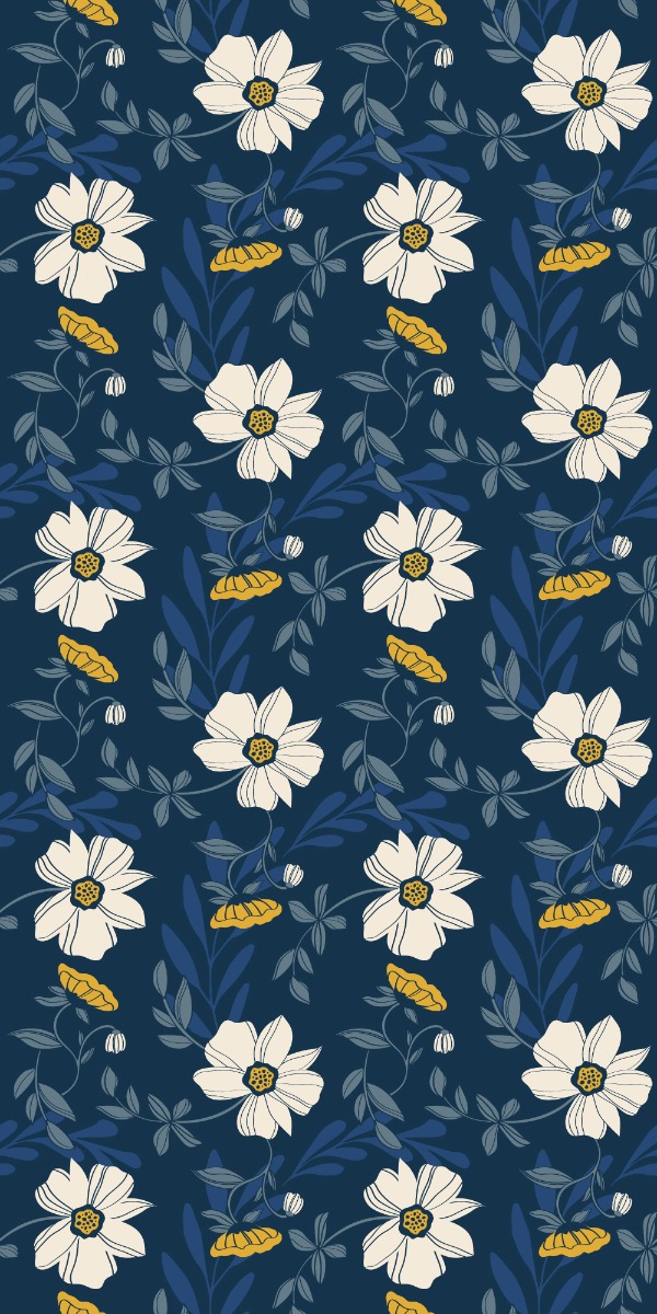 A seamless wallpaper texture with magnolia mod wallpaper units arranged in a None pattern