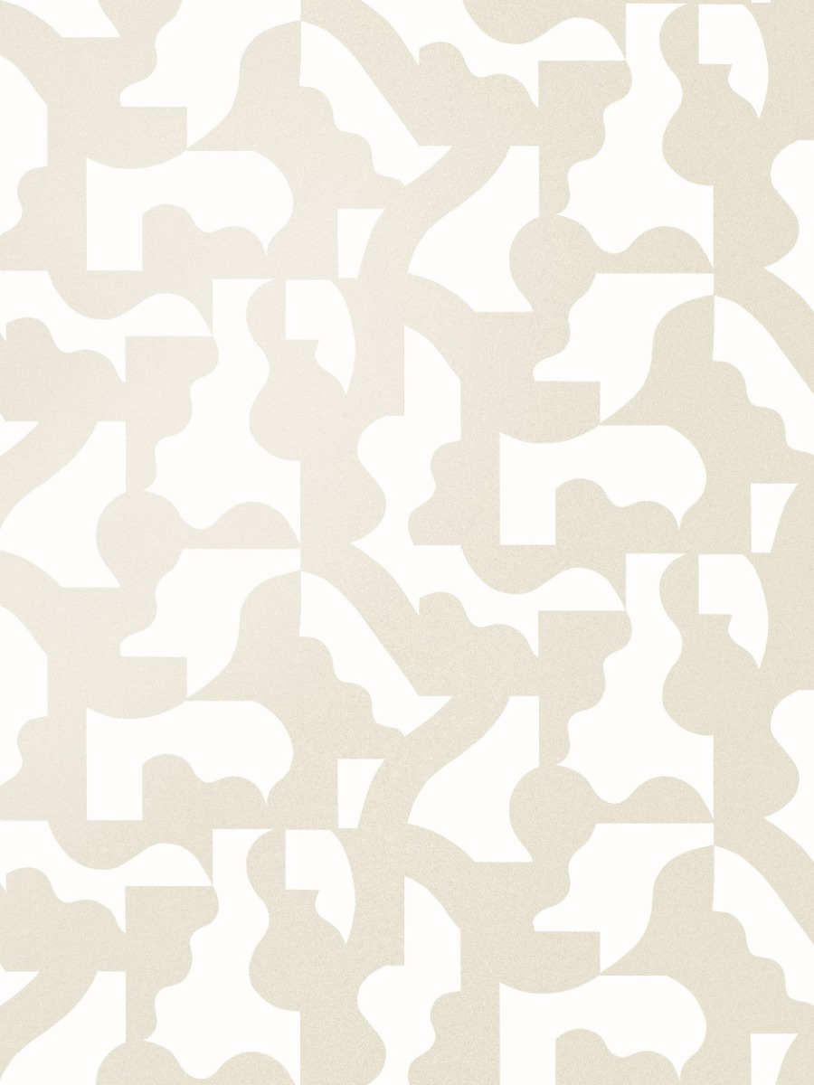 A seamless wallpaper texture with mixed signals - champagne on white units arranged in a None pattern