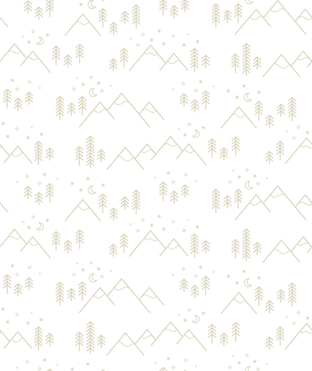 A seamless wallpaper texture with mountain adventure wallpaper units arranged in a None pattern