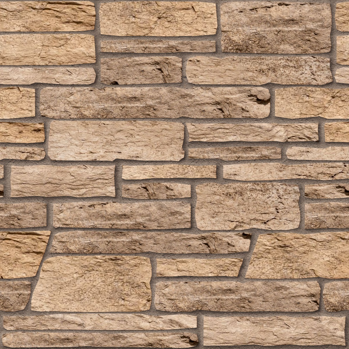 A seamless concrete texture with mountainlion craft® trail ledge blocks arranged in a Rectangular Ashlar pattern