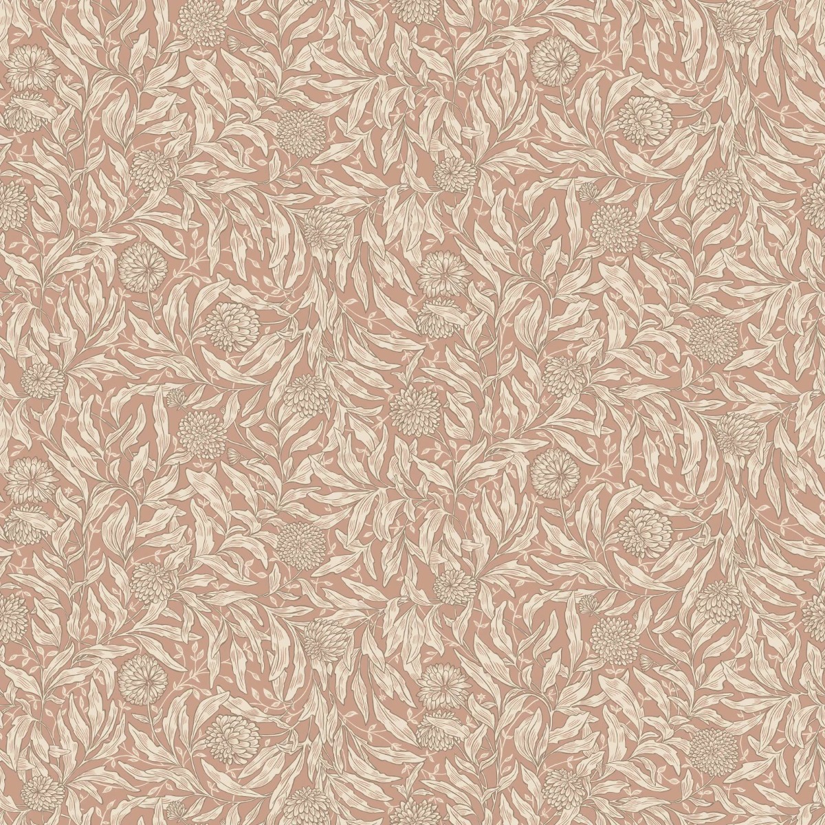 A seamless wallpaper texture with olof, terracotta units arranged in a Stretcher pattern