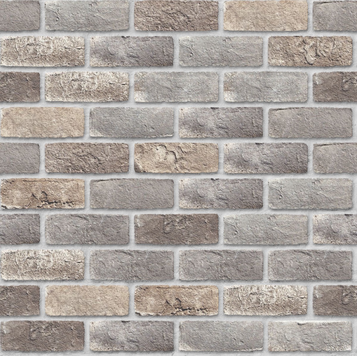 A seamless brick texture with pebblecreek craft® cannery brick units arranged in a Stretcher pattern