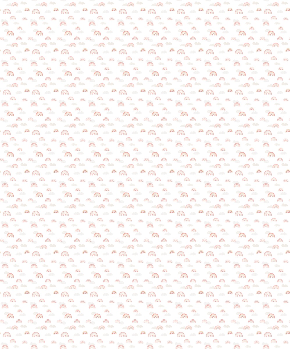 A seamless wallpaper texture with rainbow sky wallpaper units arranged in a Stack pattern