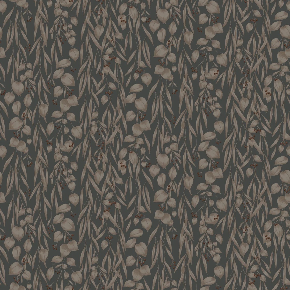 A seamless wallpaper texture with sara indigo blue units arranged in a Stretcher pattern